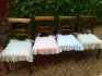 Льняные подушки на стулья, декоративные чехлы.
